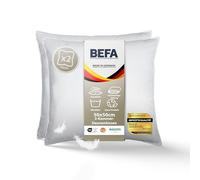 BEFA NATUR Oreille en Duvet 50x50 | Oreiller à 3 Chambres | 90% Duvet & 10% Plumes |Chaque/ 550g Poids | hypoallergénique (NOMITE) | Bien-être Animal (DOWNPASS) | OKEO-TEX Classe 1 | Made in Germany