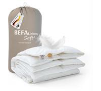 BEFA SOFT Couette d'hiver 200 x 200 cm en plumes, 90 % plumes et 10 % duvet, respirante et facile d'entretien, pour les personnes allergiques (NOMITE), bien-être (DOWNPASS) | Oeko-Tex classe 1