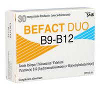 Befact Duo B9-B12 30 Comprimés Fondants