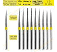 Befcorde L-Fraises Diamantées Dentaires Tc Tpye,Dents De Polissage,Acier Inoxydable,Pièce À Main À Grande Vitesse,Polissage Dentaire Des Ongles,10 Pièces - Type Tc-11ef 10pcs