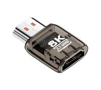 Befeixue Adaptateur vidéo, connecteur bidirectionnel 8K 60 Hz | Convertisseur d'ordinateur mâle femelle - Pour écran, ordinateur portable, TV, études, salle de cinéma, salle de jeux