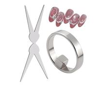 Befeixue Aimant À Ongles,Manucure DIY instantanée portable,Accessoires et outils d'ongles en gel - Pour maison, appartement, dortoir, salon, voyage, beauté, quotidien, rencontres, adultes, débutants,