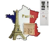 Befeixue Aimants pour Réfrigérateur,Aimants Frigo Bâtiments de France pour Tableau Blanc | Accessoires Décoratifs Maison Bureau Studio Chambre Magnétique Anniversaire