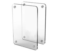 Befeixue Cadre magnétique en acrylique pour réfrigérateur, cadre photo magnétique pour réfrigérateur, Cadre photo en acrylique transparent double face pour, en