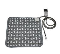 Befeixue Coussin Chauffant pour Chien, Coussin Chauffant pour Animaux de Compagnie, Lit pour Animal Domestique Chauffant électrique avec Cordon d'alimentation Anti-Morsure, Coussin Chauffant pour