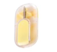 Befeixue Distributeur de pilules, broyeurs de pilules pour les personnes âgées - Tiny Pill Cutter réutilisable - Boîte de médecine portable, boîte de rangement à tablette polyvalente pour une