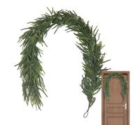 Befeixue Guirlande de Pin Réaliste - Guirlandes de Pin de Noël,Décoration Fausse Couronne pour Rassemblement Activités Extérieures Mur Table Cheminée Hiver Intérieur Fête