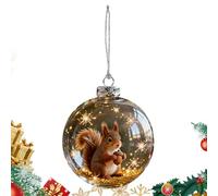 Befeixue Ornements Boules pour Sapin De Noël - Décoration Saisonnière de Boules d'animaux 3D | Décoration D'Intérieur Ornements Festifs - pour Mur Bureau Couronne Cheminée Jardin Escalier Porte
