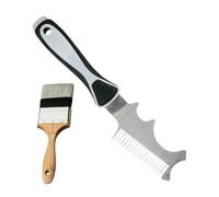 Befeixue Outil de Nettoyage pour Rouleaux de Peinture,Acier Inoxydable Pour Réparation Et Entretien Ménager - Grattoirs À Peinture Et Peigne Pour Pinceaux,Pour Bricoleurs Et Entrepreneurs, Hommes Et