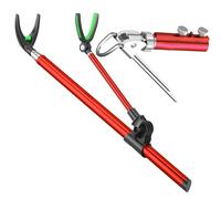 Befeixue Porte-Canne pour Sol | Support Réglable en Acier Inoxydable pour Plage - Accessoires de Pêche pour Littoral Mer Lac Glace Quai Extérieur