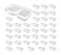 Befeixue Récipient À Condiments Avec Couvercles,40 Pièces Design de Rangement à Double Compartiment - Mini Boîtes À Snack | Pour Restaurants à Emporter Maison Voyage Intérieur Extérieur Artisanat