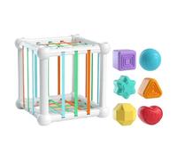Befeixue Shape Sorter - Blocs Sensoriels d'Éveil,Blocs De Formes Sensoriels Éducatifs pour La Coordination Oeil-Main Et Le Développement Cognitif