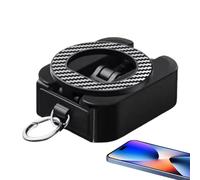 Befeixue Support Magnétique pour Téléphone Portable | Support Mobile Double Face Aimanté | Pliant et Orientable pour Streaming Navigation Conduite | pour Streaming Direct Tableau de Bord Avion