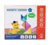 Befeixue Tangram Puzzle magnétique Tangram, puzzle de formes géométriques - Pour à partir de 3 ans, filles, maternelle, école maternelle, école maternelle, jouet éducatif