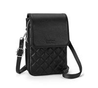 befen Sacs à Bandoulière en Cuir Véritable de Blocage RFID pour Femme, Petit Sac à Bandoulière pour Téléphone Portable, Besace Sacoche Messenger Téléphone Portable avec Bandoulière Réglable