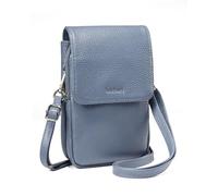 befen Sacs à Bandoulière en Cuir Véritable de Blocage RFID pour Femme, Petit Sac à Bandoulière pour Téléphone Portable, Besace Sacoche Messenger Téléphone Portable avec Bandoulière Réglable