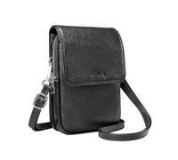 befen Sacs à Bandoulière en Cuir Véritable de Blocage RFID pour Femme, Petit Sac à Bandoulière pour Téléphone Portable, Besace Sacoche Messenger Téléphone Portable avec Bandoulière Réglable