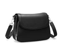 befen Sacs Bandoulière en Cuir Véritable pour Femme avec Portefeuille RFID Intégré - Sac Médium Selle pour Femme - Portefeuille Bandoulière