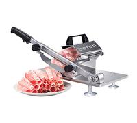 befen Trancheuse à viande congelée manuelle en acier inoxydable amélioré pour viande de bœuf et mouton, pour hot pot, KBBQ, trancheuse pour la cuisine à la maison du barbecue Hot Pot Shabu Shabu