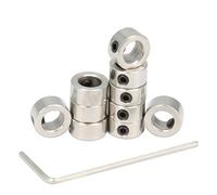 Befenybay Lot de 10 anneaux de verrouillage 5 mm T5 pour pièces CNC (5 mm argenté)