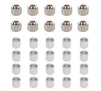 Befenybay Lot de 10 colonnes excentriques hexagonales, 20 colonnes rondes, hauteur 8 mm, trou intérieur 5 mm pour pièces d'imprimante 3D V (colonne ccentrique 8 mm de hauteur)