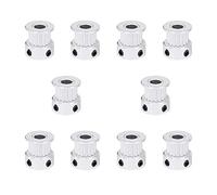 Befenybay Lot de 10 poulies synchrones GT2 16 dents 5 mm alésage 6 mm courroie en aluminium poulie de distribution pour imprimante 3D RepRap Prusa i3