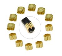 Befenybay Lot de 12 boucles en cuivre pré-pressées pour courroie ouverte 2GT de 6 mm de largeur pour imprimante 3D Ender3 Ender5 CR10 (boucle en cuivre)