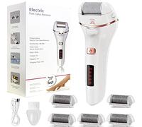 Befol Rapeuse Pieds Electrique Rape Pieds Pédicure Professionnel 5 Rouleaux de Remplacement Rechargeable Electrique Lime Ponceuse Soin Pied Anti-callosité Electric Foot File