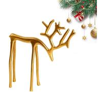 Befoore Décorations de Noël Rennes, Statues de Rennes en métal, Style européen Moderne, for Table, cheminée, Salon, Chambre, décoration intérieure(C)