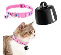 Befoore Dispositif de localisation for chiens - Localisateur de petits chats, étiquette intelligente | Traceur GPS portable sans fil, localisateur d'animaux en temps réel(Pink,Green)