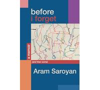 Before I Forget: A Memoir