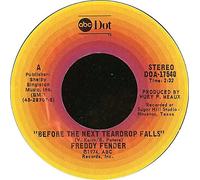 BEFORE THE NEXT TEARDROP FALLS 7" (45) UK ABC 1974 DEMO B/W WAITING FOR YOUR LOVE (ABC4045)