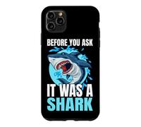 Before You Ask It Was A Shark Fauteuil Roulant Amputation Coque pour iPhone 11 Pro Max