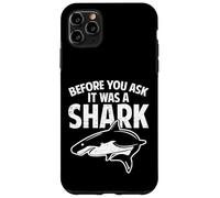 Before You Ask It Was a Shark Funny Leg Amputee Handicap Coque pour iPhone 11 Pro Max