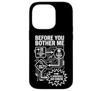 Before You Bother Me IT Support Flowchart Sysadmin Humor Coque pour iPhone 14 Pro