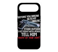 Before You Break Into My House Stand Outside - 2nd Amendment Coque pour iPhone Air