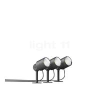 Bega 84821 - UniLink® Spotlight LED avec piquet à enterrer - lot de 3 graphite