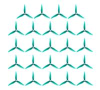 Begchy 24PCS 51466 V2 FPV Hélice 5 Pouces 3 Pales Hélice Drones Hélices pour FPV RC Racing Drone A