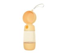 Begchy Gobelet à portable 2 en 1 en matériau de qualité alimentaire pour chiens et , gourde pour animaux de compagnie avec distributeur de nourriture C