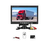 Begchy Moniteur de Voiture 12 V 7 Pouces 16:9 800 X 480 LCD avec Entrée Vidéo 2 Voies pour Caméra de Recul, Stationnement Arrière