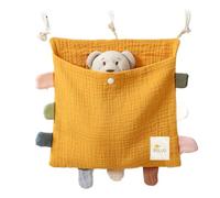 Begchy Organisateur Latéral de Lit de Sac de Rangement de Lit en Coton Sac de Rangement Essentiel Sac Suspendu pour pour Vêtements de à Couches pour,I