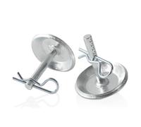 Begchy Protecteur de Lame de Patin de Chasse-Neige de Rechange avec Tige Ronde et Verrouillage de Positionnement de Goupille Réglable