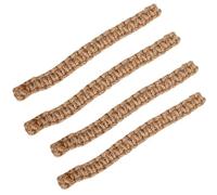 Begchy Rideau de Vent Nordique Bandage Tissé à la Main en Constante Évolution de la Corde de Coton Rideau Tie Tissé Rideau Attaches de Câble Épais Brun