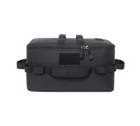 Begchy Sac de rangement pour réservoir à gaz de camping - Grande capacité - Sac à outils - Cartouche de gaz - Pique-nique - Ustensiles de cuisine, Noir
