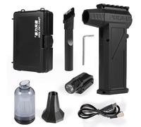 Begchy Turbo Jet Fan Air Comprimé Duster 140000RPM Souffleur Violent Ventilateur Industriel avec Lampe de Poche pour PC Voiture Propre