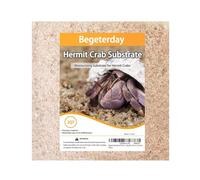 Begeterday Substrat Naturel en Fibre de Tourbe de Haute qualité pour Bernard-l'hermite, Accessoire idéal pour Les Aquariums de Bernard-l'hermite, à mélanger avec Le Sable pour Bernard-l'hermite.