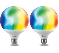 Beghelli - Ampoule LED Smart GLOBO E27 14W RGB-CCT WiFi, Compatible avec Alexa, Application Domotique, Réglage des Couleurs et de l'Intensité, Commande Vocale, Installation Facile, 1 Unité, Blanc