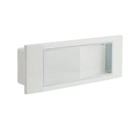 Beghelli BEG1499 Plafonnier d'urgence LED, Verre Polycarbonate (PC) Acier allié, Blanc