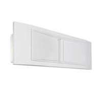 Beghelli Plafonnier LED d'urgence 24 W, optique symétrique, 4000K, autonomie élevée, multicolore