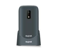 Beghelli Slv20 Plus Telefono Anziani Nero Tasto Sos Display 2.8" Dual Sim Salvalavita